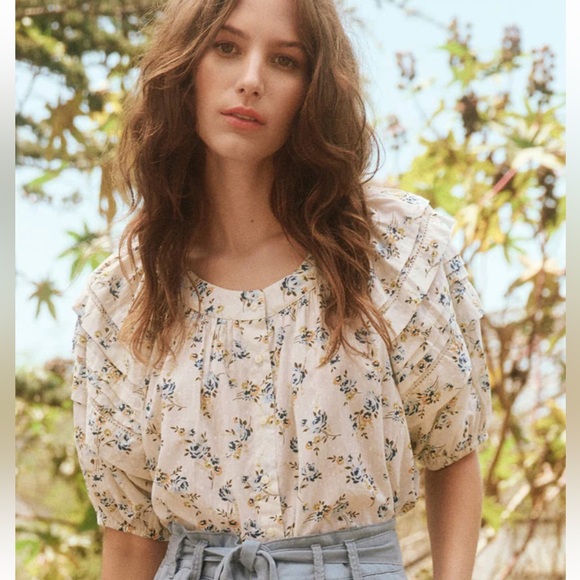 The Great carriage blouse top size 2. - Picture 1 of 11